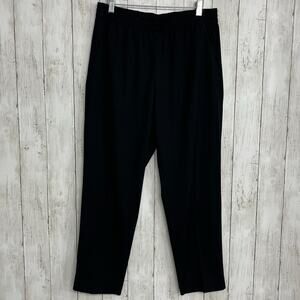 Everlane Black Wool Elastic Stretch Waist Lightweight Trouser Work Dress Pants 8